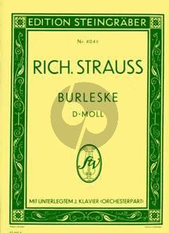 Burleske d-moll Klavier und Orchester 2 Klaviere