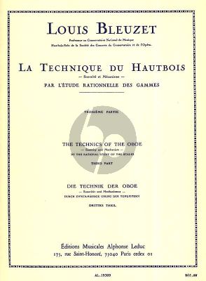 Bleuzet Technique du Hautbois Vol. 3