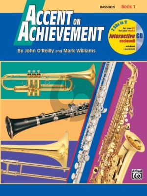 O'Reilly Williams Accent on Achievement Vol.1 for Bassoon (Comprehensive Band Method that Develops Creativity and Musicianship)