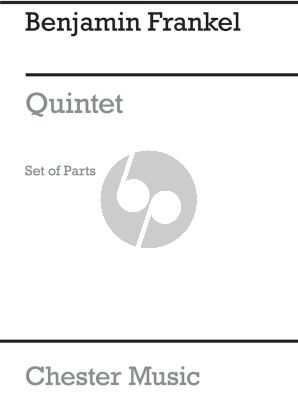 Frankel Quintet Op. 28 Clarinet and String Quartet (Parts) (1956)