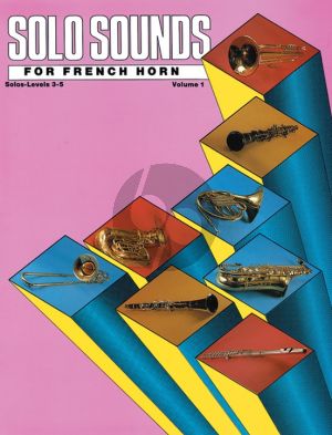 Album Solo Sounds Vol.1 Levels 3-5 for French Horn Solo Book (Edited by Jack Lamb)