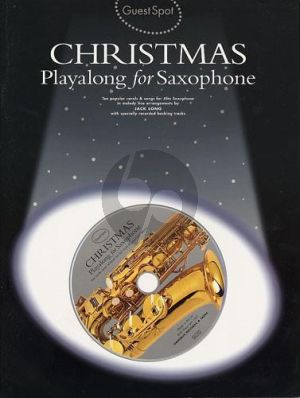 Album Guest Spot Christmas Playalong for Alto Sax Book with Audio Online