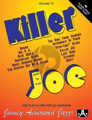 Aebersold Jazz Improvisation Vol.70 Killer Joe Book with Audio Online