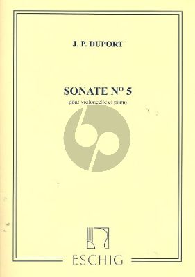 Duport Sonate No. 5 Violoncelle et Piano (Hubert Rogister)