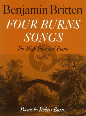 Britten 4 Burns Songs op.92 for High Voice and Piano