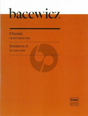 Bacewicz Sonata No. 2 Violin solo (1958)