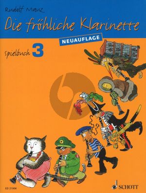 Mauz Die Frohliche Klarinette Vol.3 Spielbuch (Neuauflage) (2 - 4 Clar. and Clarinet-Piano)