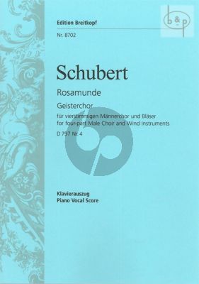 Geisterchor (Rosamunde) D.797 No.4 (TTBB-Winds)