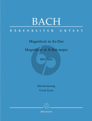 Bach Magnificat Es-dur BWV 243A Klavierauszug (lat.) (Erst Fassung) (Alfred Durr)