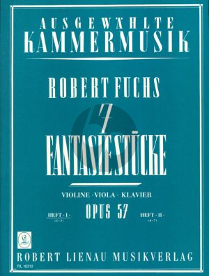 Fuchs 7 Fantasiestucke Op.57 Vol.1 (No.1-3) Violin, Viola und Klavier