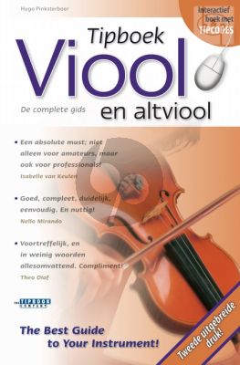 Pinksterboer Tipboek Viool en Altviool (Kiezen, Kopen, Onderhoud en Meer)