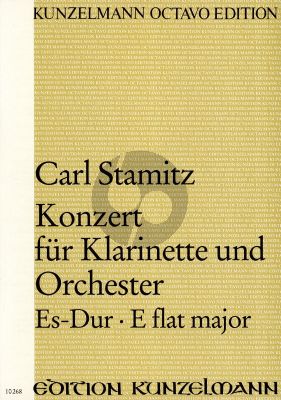 Stamitz Konzert No. 6 Es-dur (Kaiser) Klarinette und Orchester (Partitur) (Fritz Georg Holy)