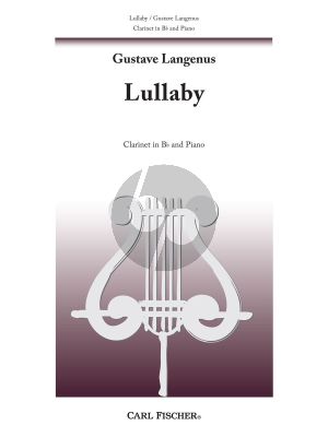 Langenus Lullaby for Clarinet and Piano