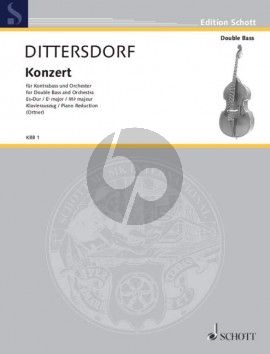 Konzert Es-dur Krebs 171 Kontrabass und Orchester