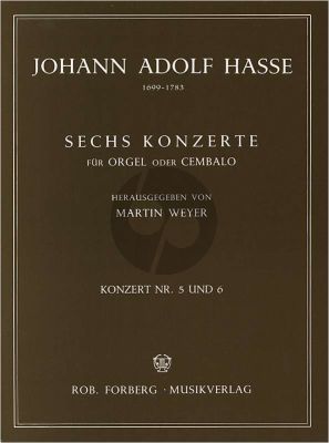 hasse 6 Konzerte No.5 - 6 Orgel oder Cembalo (Martin Weyer)
