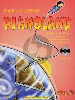 Pianoland Vol. 5 book-CD (Sophie Allerme Londos)