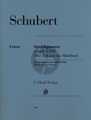 Schubert String Quartet (Streichquartett) d-Minor D.810 (Der Tod und das Madchen) Stimmen/Parts (Edited by Wiltrud Haug-Freienstein) (Henle-Urtext)