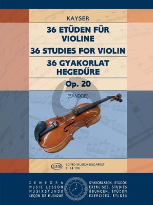 Kayser 36 Studies Op.20 Violin (Sandor)