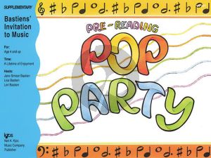 Bastien Invitation to Music - Pop Party Piano (Pre-Reading)