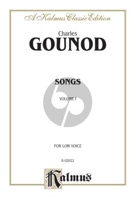 Gounod Songs Vol. 1 Low Voice