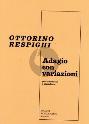 Respighi Adagio con Variazioni Violoncello-Piano