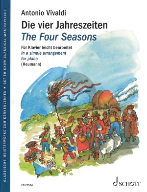 Vivaldi Die 4 Jahreszeiten Op.8 No.1 - 4 Klavier (arr. H.G. Heumann)