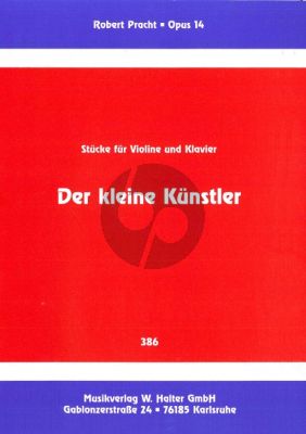 Pracht Der Kleine Kunstler Op.14 Violine und Klavier