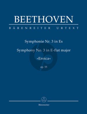 Beethoven Symphony No. 3 Op. 55 E-flat major "Eroica" Study Score (edited by Norman Del Mar) (Barenreiter-Urtext)