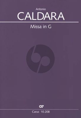 Caldara  Missa G-Major (SATBsoli-SATB- 2 Violins-Bc) (Score) (Furlinger)