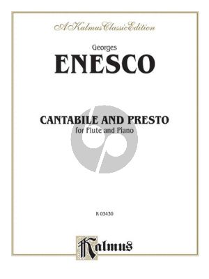 Enesco Cantabile and Presto Flute-Piano