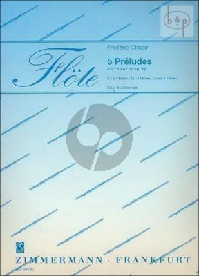 5 Preludes aus Op.28 (4 Floten)