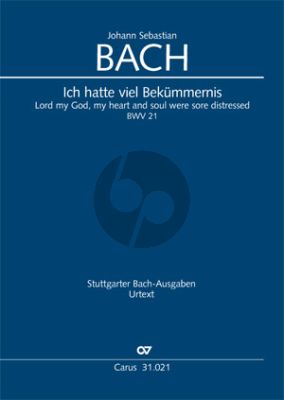 Bach Kantate 21 Ich hatte viel Bekümmernis (1. Fassung) (German/English) Vocal Score