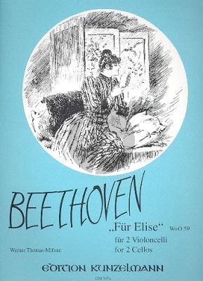 Beethoven Fur Elise WoO 59 2 Violoncellos (arr. Thomas-Mifune)