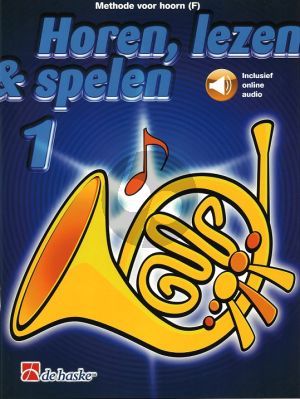 Botma-Kastelein Horen, Lezen & Spelen Vol.1 Methode Hoorn in F Boek met Audio Online