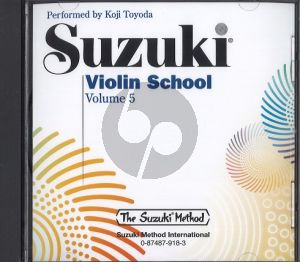 Suzuki Violin School Vol.5 CD Only (played by William Preucil and Piano Accomp. by Linda Perry)