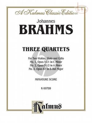 3 Stringquartets (Op.51 / 1 - 2 -Op.67)