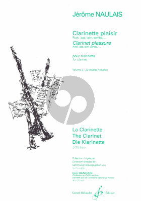 Naulais Clarinette Plaisir Vol.2 22 Etudes