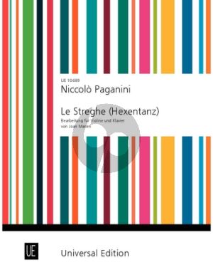 Paganini Le Streghe - Hexentanz Violin and Piano (edited by Joan Manen)