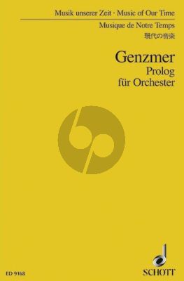 Genzmer Prolog GeWV 109 für Orchester (Studienpart.)