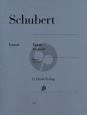 Schubert Tanze Auswahl Klavier (ed. Paul Mies) (Henle-Urtext)