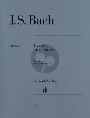 Bach Toccaten BWV 910 - 916 Klavier (Edited by Rudolf Steglich - Fingering by Hans-Martin Theopold) (Henle-Urtext)