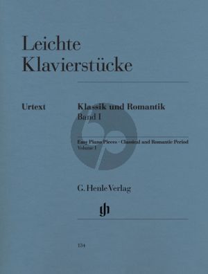 Album Leichte Klavierstucke / Easy Piano Pieces Vol.1 Klassik und Romantik / Classical and Romantic Period (edited by Walter Georgii fingering by Hans-Martin Theopold) (Henle-Urtext)