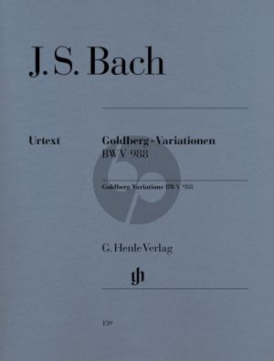 Bach Goldberg Variationen Aria mit verschiedene veranderungen BWV 988 Klavier (Herausgegeven von Rudolf Steglich, Fingersatz Hans-Martin Theopold) (Henle-Urtext)