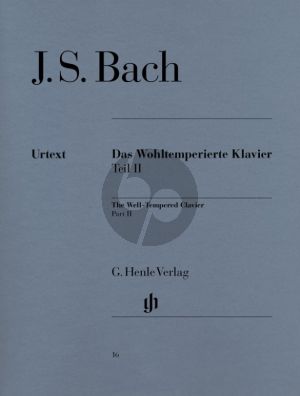 Bach Das Wohltemperierte Klavier Vol.2 BWV 870 - 893 (edited by Yo Tomita and fingering by Andras Schiff) (Henle-Urtext)