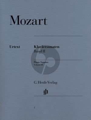 Mozart Sonaten Vol.2 Klavier (Herttrich/Theopold) (Henle-Urtext)