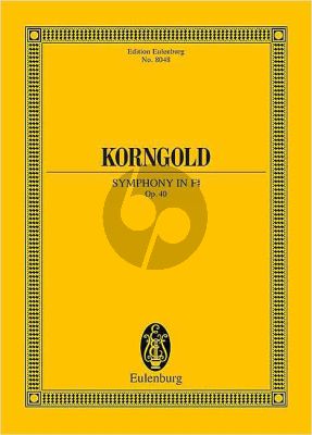 Korngold Symphonie in Fis Op.40 Studienpart.