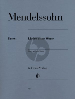 Mendelssohn Lieder ohne Worte Piano (edited by Rudolf Elvers and Ernst Herttrich) (Henle-Urtext)