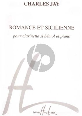 Jay Romance et Sicilienne pour Clarinette et Piano