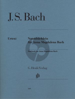 Bach Notenbuchlein für Anna Magdalena Bach 1725 Klavier (Herausgegeben von Ernst-Günter Heinemann - Fingersatz H.M. Theopold) (Henle Urtext)