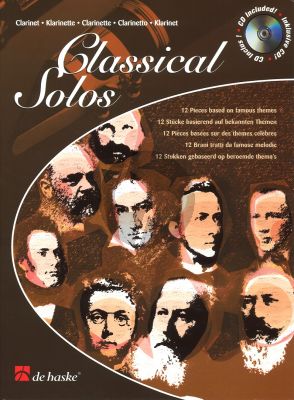 Classical Solos fo Clarinet (12 Famous Pieces) (Bk-Cd) (interm.) (grade 4) (arr. M.Friedmann)